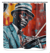 Drums are my backbone Shower Curtain - Beyond T-shirts